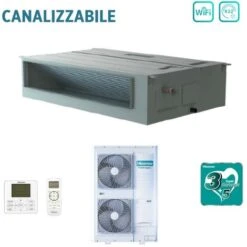 HISENSE AIR CONDITIONER DUCTED AIR CONDITIONER HSP INVERTER 68000 BTU AUD200UX4RPH8 THREE PHASE R-32 WI-FI OPTIONAL WITH WIRE CONTROL AND REMOTE CONTROL AS STANDARD -Climatiseur Et Ventilateur 92465420 2