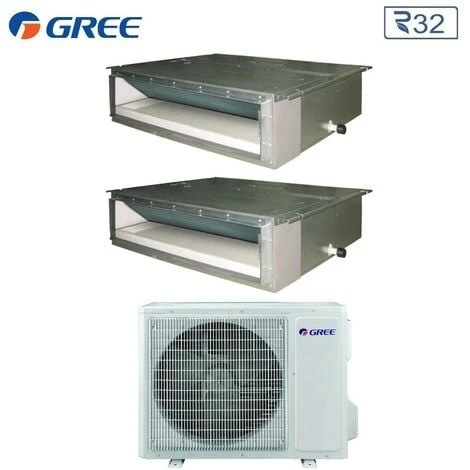 GREE CLIMATISEUR DUCTED DUAL SPLIT INVERTER 9+12 AVEC GWHD(24)NK6OO R-32 9000+12000 4 GREE CLIMATISEUR DUCTED DUAL SPLIT INVERTER 9+12 AVEC GWHD(24)NK6OO R-32 9000+12000 – Image 2