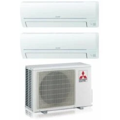 MITSUBISHI ELECTRIC DUAL SPLIT AIR CONDITIONER SERIES SMART MSZ HR 9000+12000 AVEC MXZ-2HA40VF GAS R-32 WI-FI OPTIONAL 9+12 - NEW