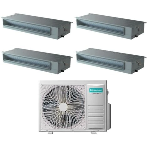 HISENSE AIR CONDITIONER QUADRI SPLIT INVERTER DUCTED 9+9+18 WITH 4AMW105U4RAA R-32 WI-FI OPTIONAL 9000+9000+18000 WITH STANDARD REMOTE CONTROL AND WIRED INCLUDED - NEW 3 HISENSE AIR CONDITIONER QUADRI SPLIT INVERTER DUCTED 9+9+18 WITH 4AMW105U4RAA R-32 WI-FI OPTIONAL 9000+9000+18000 WITH STANDARD REMOTE CONTROL AND WIRED INCLUDED - NEW