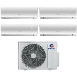 GREE QUADRI SPLIT INVERTER CLIMATISEUR SĂRIE FAIRY 9+12+12 AVEC GWHD(36)NK6LO R-32 WI-FI INTĂGRĂ 9000+12000+12000
