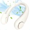 Ventilateur De Cou Portable Personnel, Mini Ventilateur Rechargeable USB Sans Lame Silencieux Avec Flux D’air à 360°et 3 Vitesses, Ventilateur Suspendu Mains Libres Pour Voyage Bureau Domicile Sport,B -Climatiseur Et Ventilateur 95078962 1