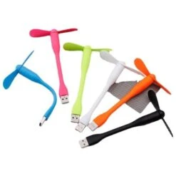 Lot De 6 Mini Ventilateurs USB Portables Refroidisseur Flexible Ventilateur De Refroidissement Pour Ordinateur Portable Batterie Externe Petit Ventilateur