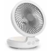 Ventilateur USB, Ventilateur De Table Avec Batterie 4000mAh, Ventilateur Silencieux à 4 Vitesses, Ventilateur De Table Avec Oscillation 120°, Ventilateur Portable Pour Le Bureau -Climatiseur Et Ventilateur 98453324 1