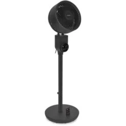 VONROC Ventilateur à Piédestal Luxueux - 98cm - Très Silencieux - 3 Vitesses - Noir Télécommande Inclue