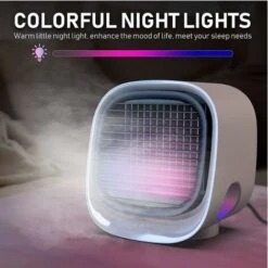 Climatiseur Portable, Mini Refroidisseur D'Air Avec 3 Vitesse, 3 En 1 Climatiseur Mobile, Ventilateur De Climatisation Personnel Pour Bureau, Chambre, Maison MOONSTARS -Climatiseur Et Ventilateur 98792971 4